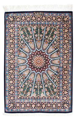 Perser Rug - Ghom - 121 x 81 cm - dark blue