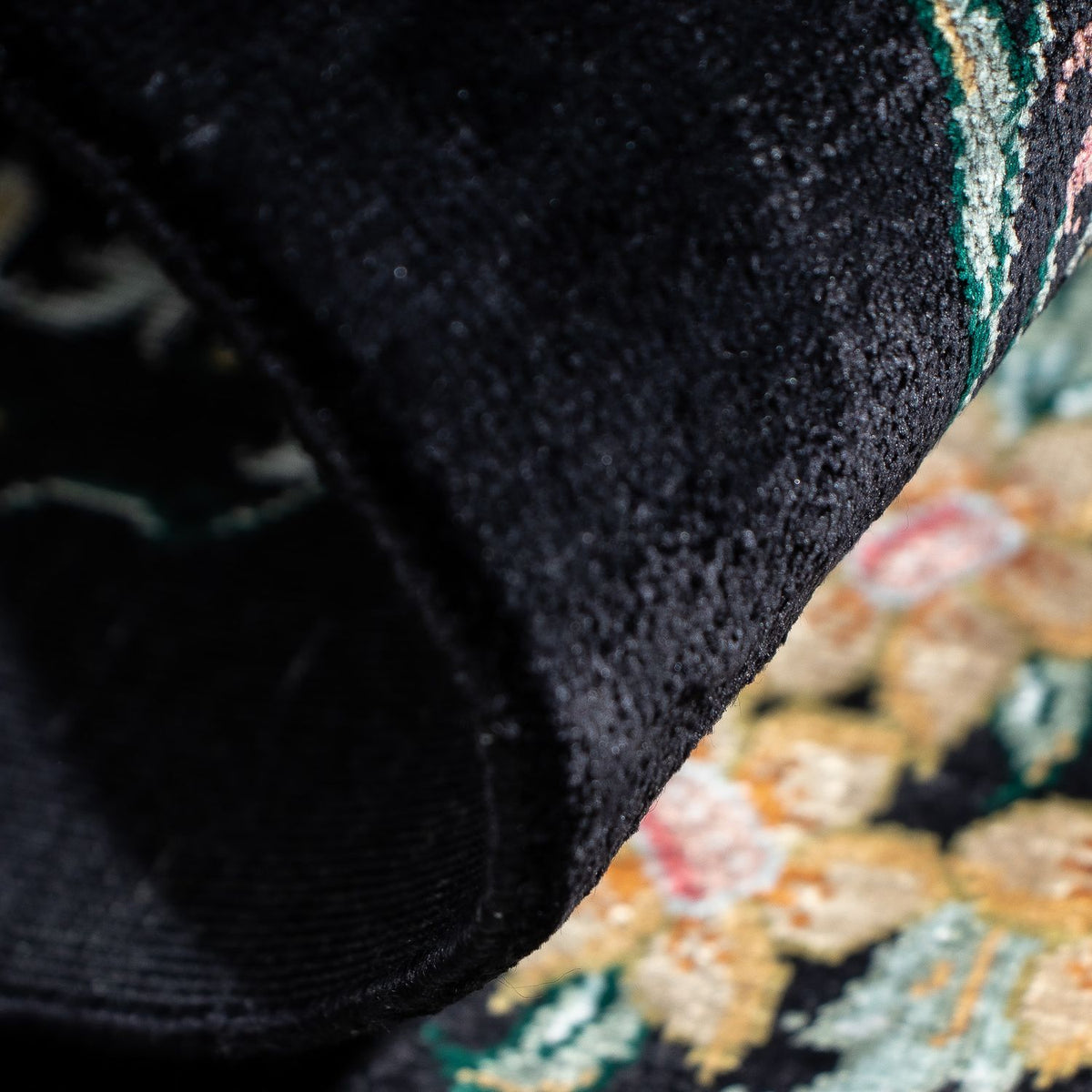 Perser Rug - Ghom - 89 x 60 cm - dark blue