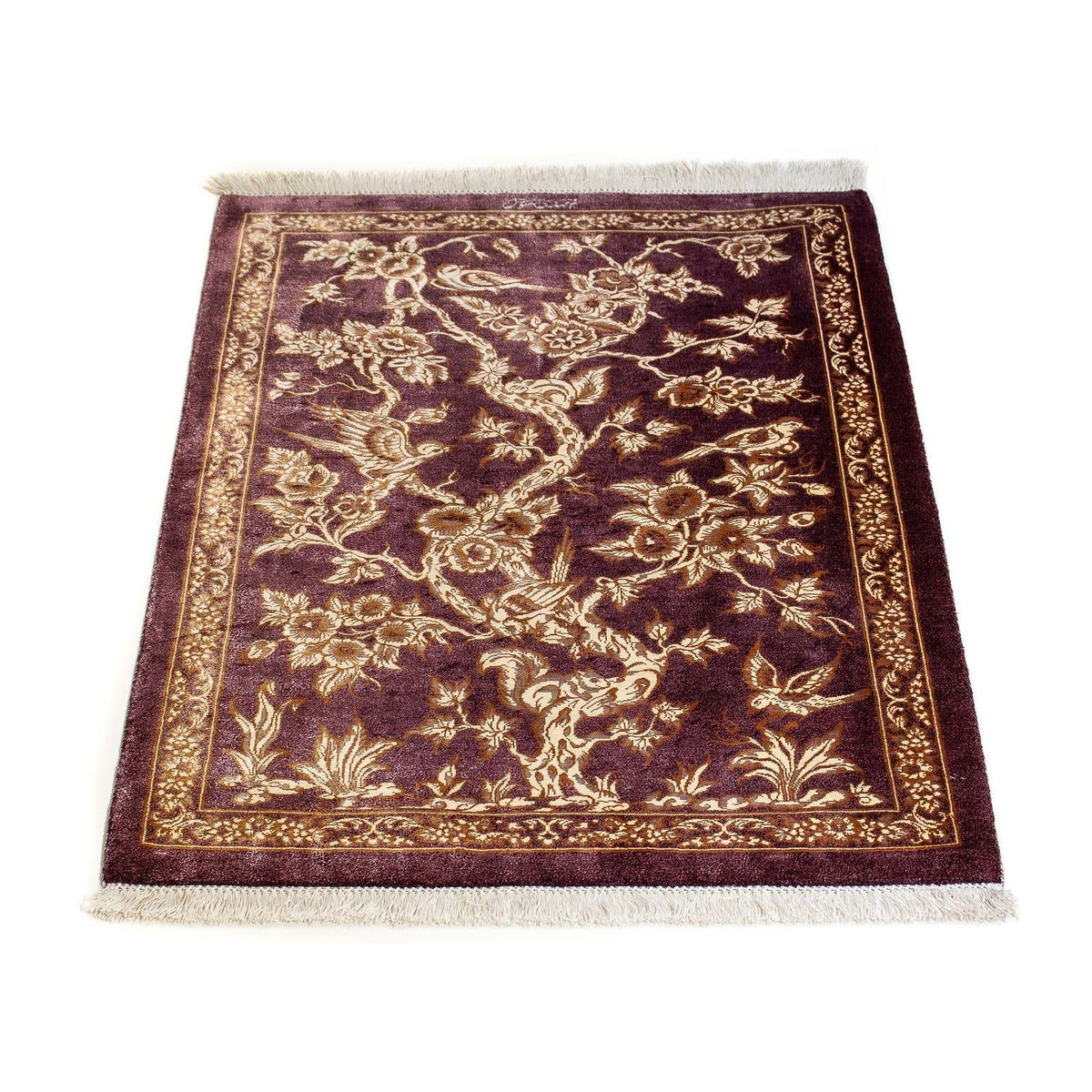 Perser Rug - Ghom - 87 x 59 cm - purple