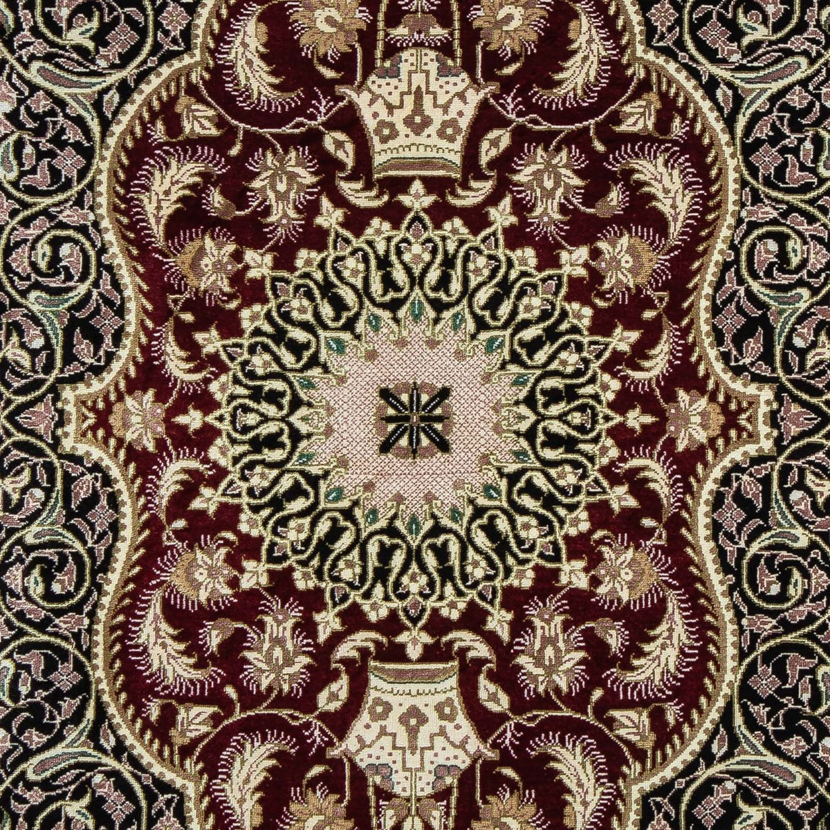 Perser Rug - Ghom - 94 x 58 cm - dark blue