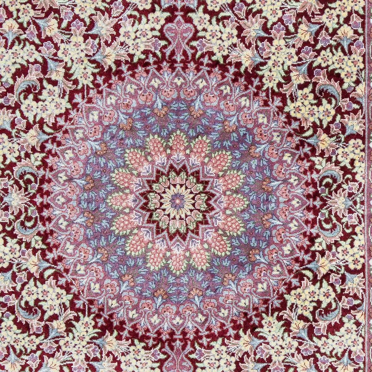 Perser Rug - Ghom - 101 x 59 cm - dark red