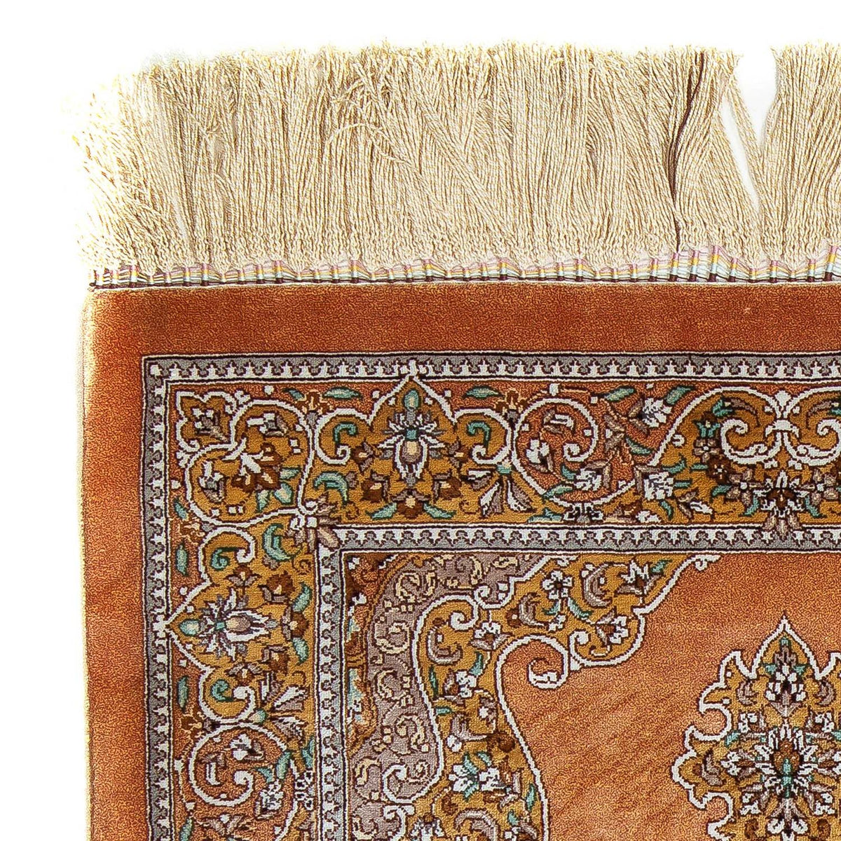 Perser Rug - Ghom - 96 x 59 cm - brown