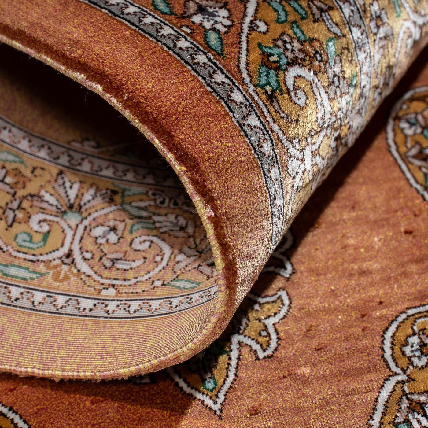 Qom Rug 96x59cm - Persian Rugs