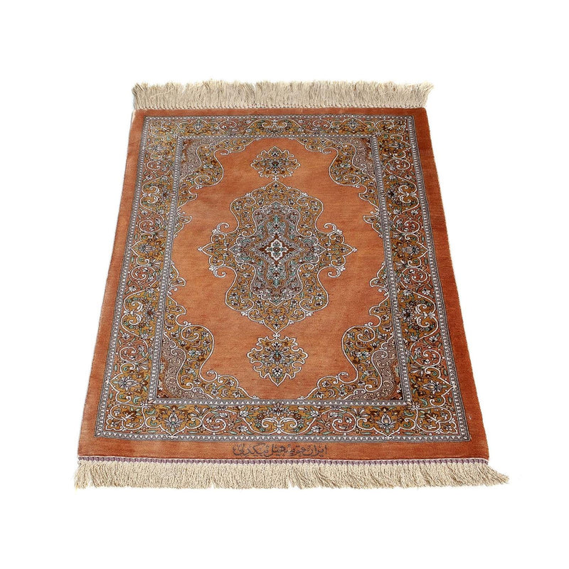 Perser Rug - Ghom - 96 x 59 cm - brown