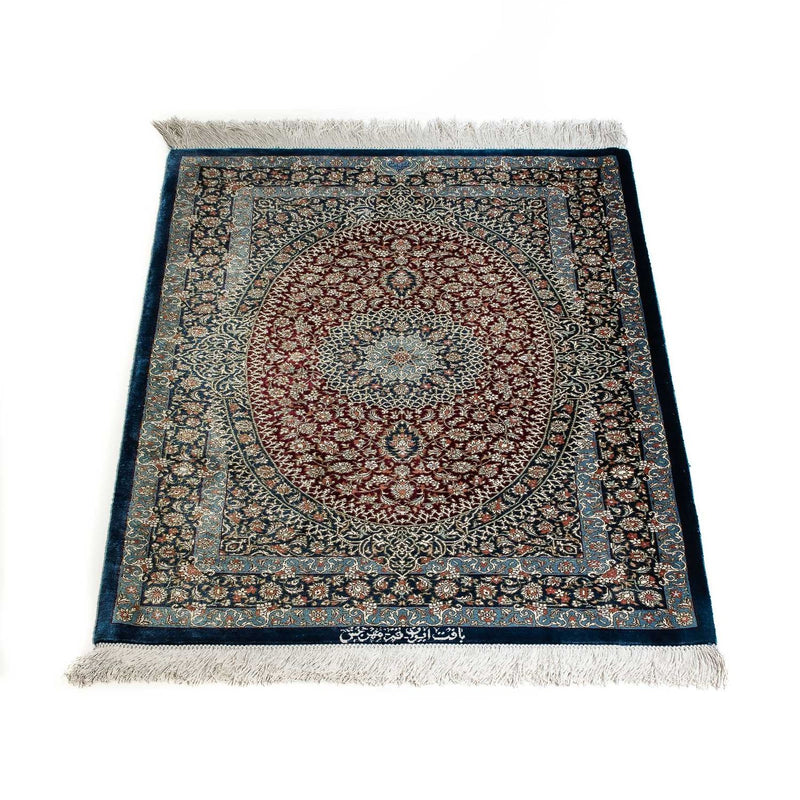 Perser Rug - Ghom - 89 x 59 cm - dark blue
