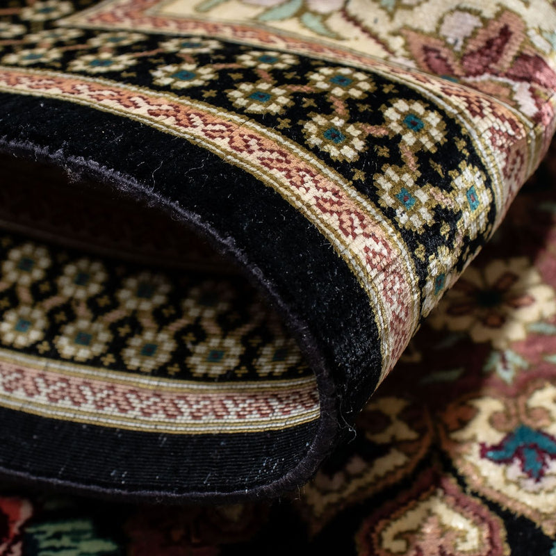 Perser Rug - Ghom - 89 x 59 cm - dark blue