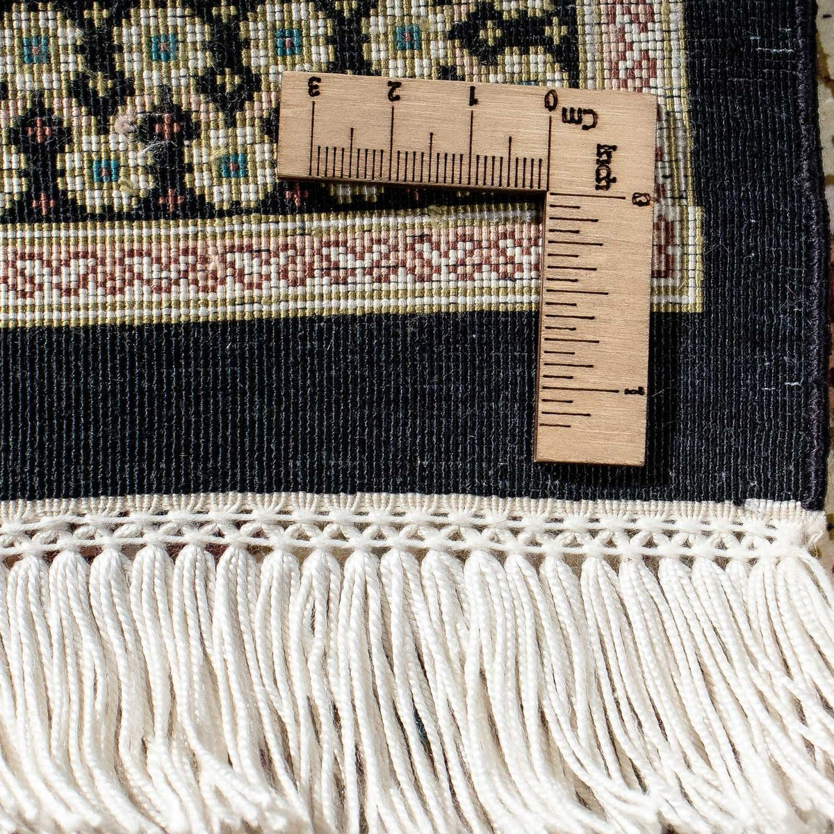 Perser Rug - Ghom - 89 x 59 cm - dark blue