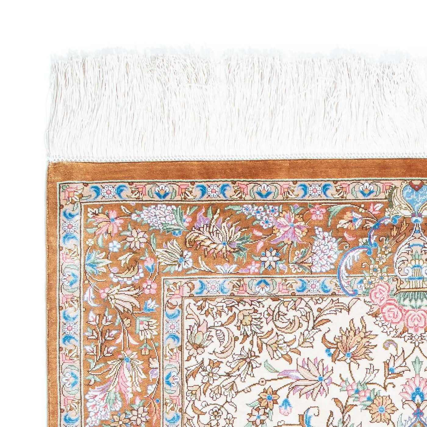 Qom Rug 124x79cm - Persian Rugs