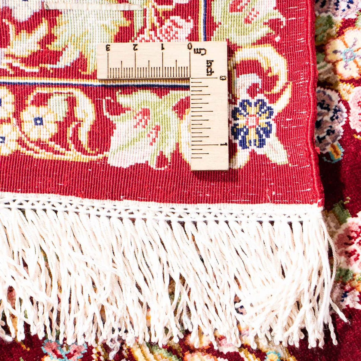 Perser Rug - Ghom - 122 x 85 cm - dark red