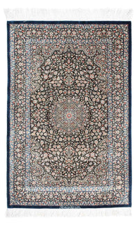 Perser Rug - Ghom - 119 x 79 cm - dark blue