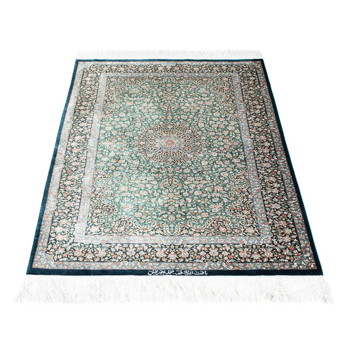 Perser Rug - Ghom - 119 x 77 cm - dark blue