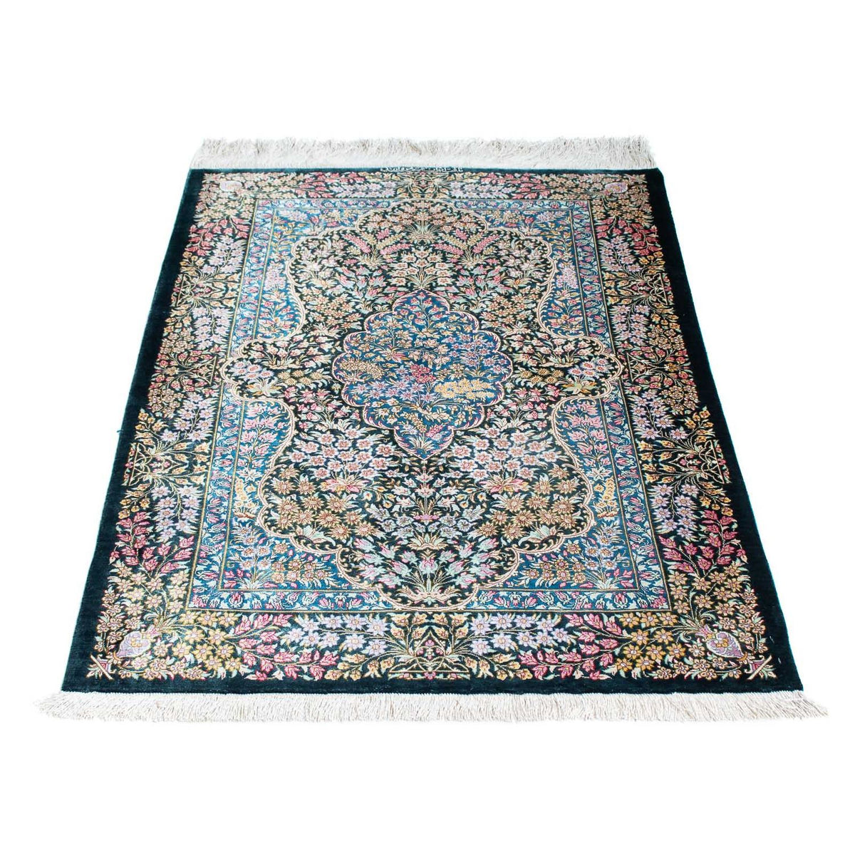 Perser Rug - Ghom - 119 x 81 cm - dark blue