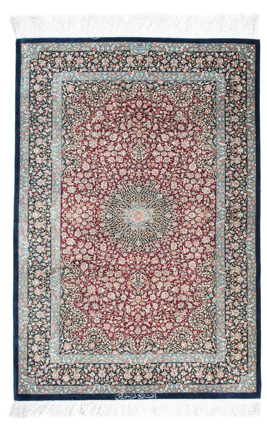 Perser Rug - Ghom - 116 x 78 cm - dark blue