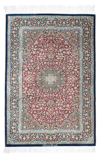 Perser Rug - Ghom - 116 x 78 cm - dark blue