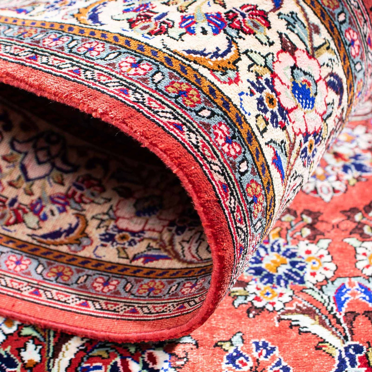 Perser Rug - Ghom - 134 x 77 cm - red