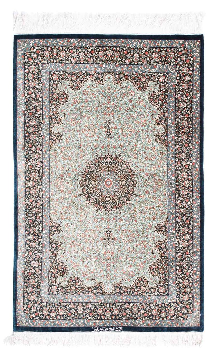 Perser Rug - Ghom - 121 x 77 cm - dark blue