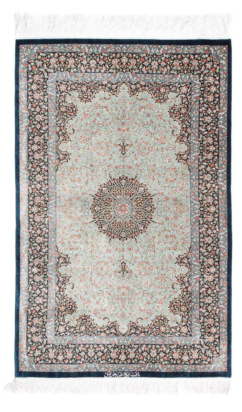 Perser Rug - Ghom - 121 x 77 cm - dark blue