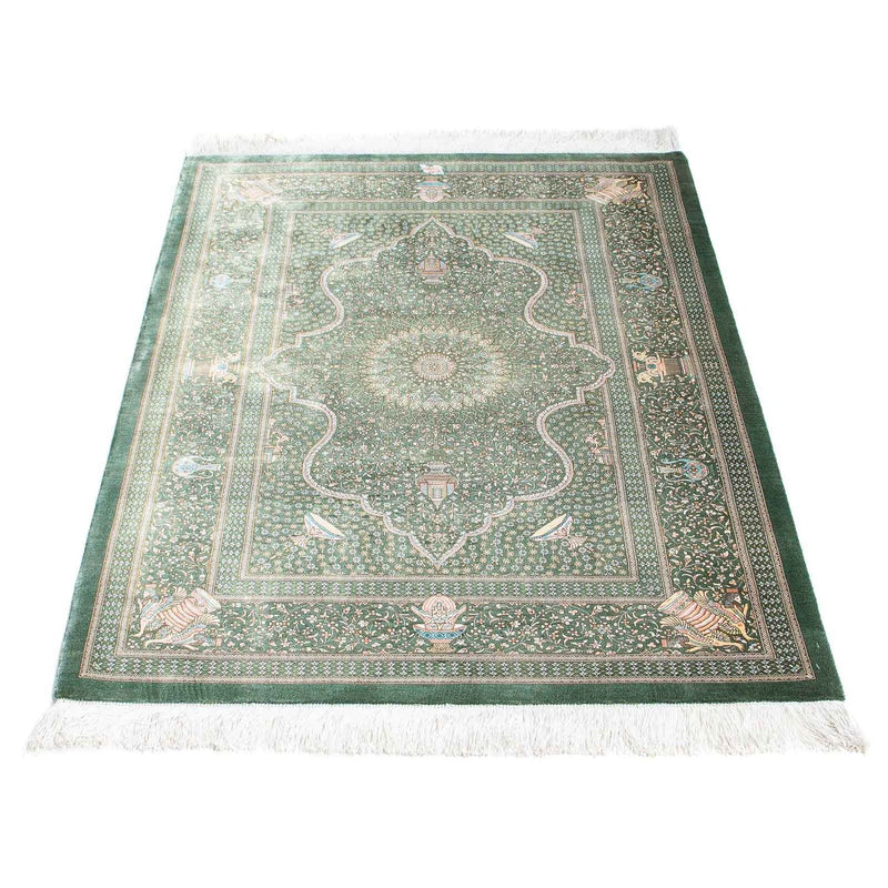 Perser Rug - Ghom - 120 x 83 cm - light grey