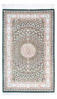 Perser Rug - Ghom - 128 x 83 cm - green