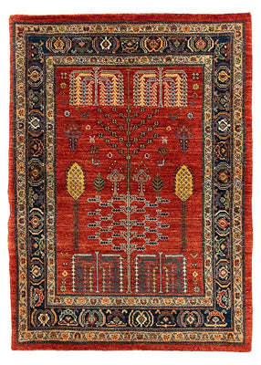Gabbeh Rug - Kashkuli Perser - 120 x 85 cm - dark red