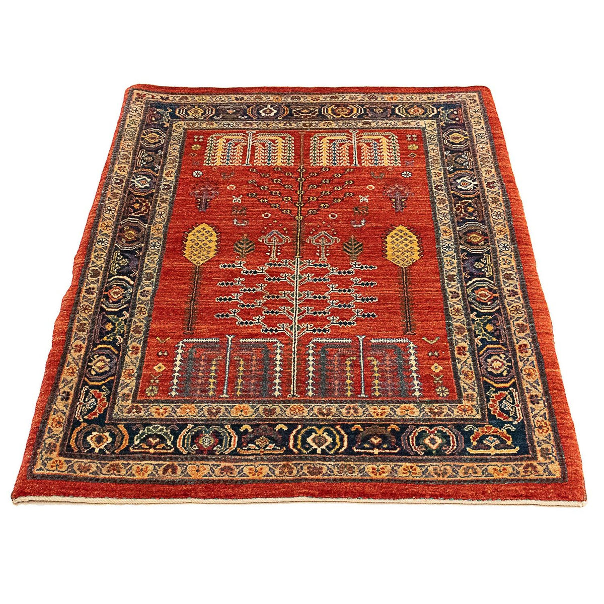 Gabbeh Rug - Kashkuli Perser - 120 x 85 cm - dark red