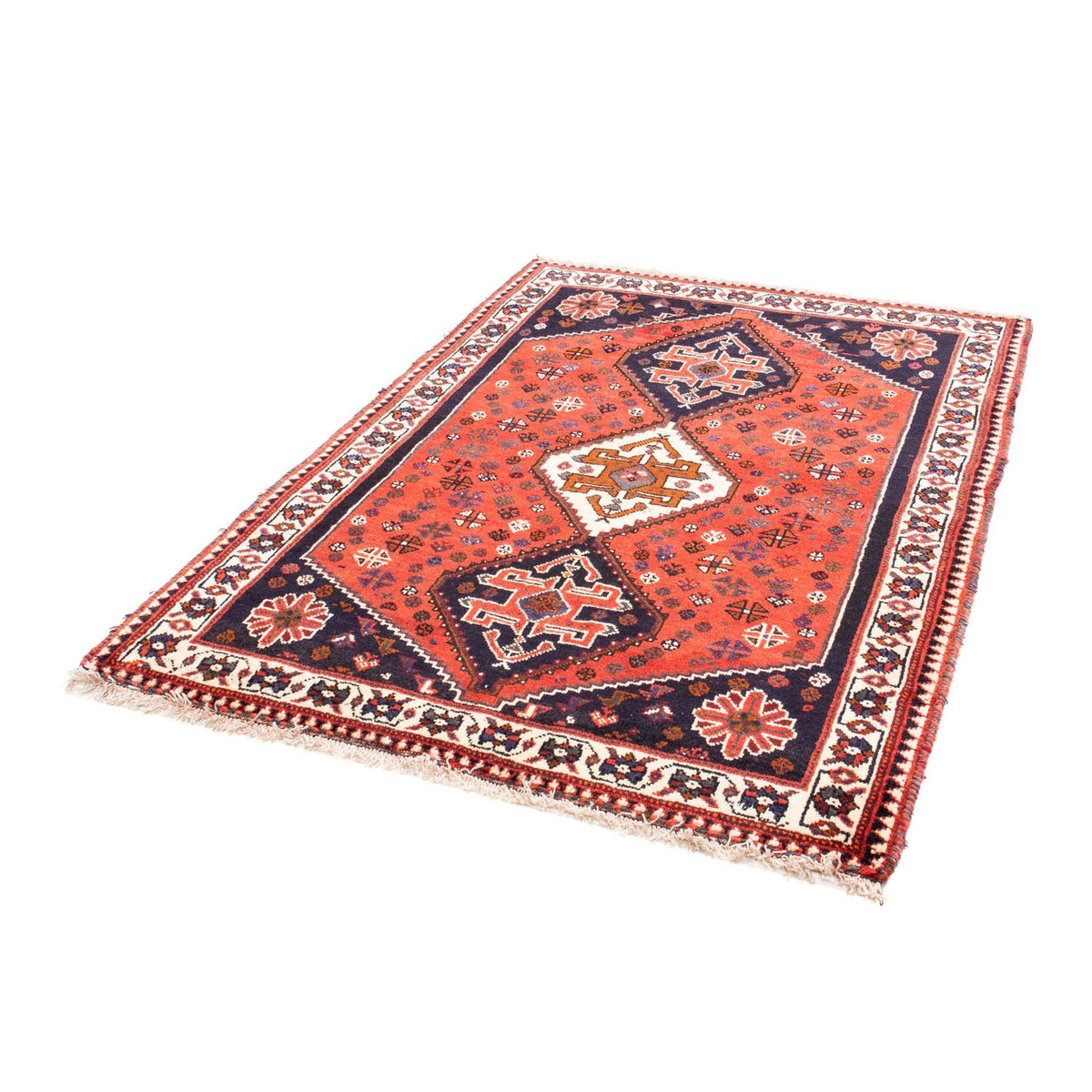 Perser Rug - Nomadic - 159 x 121 cm - dark red