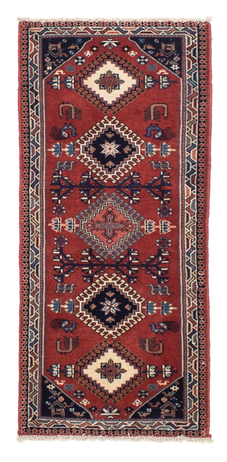 Runner Perser Rug - Nomadic - 148 x 59 cm - dark red