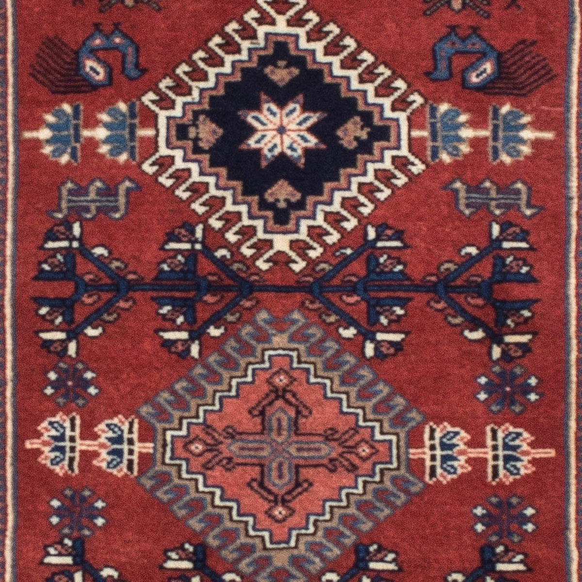 Runner Perser Rug - Nomadic - 148 x 59 cm - dark red