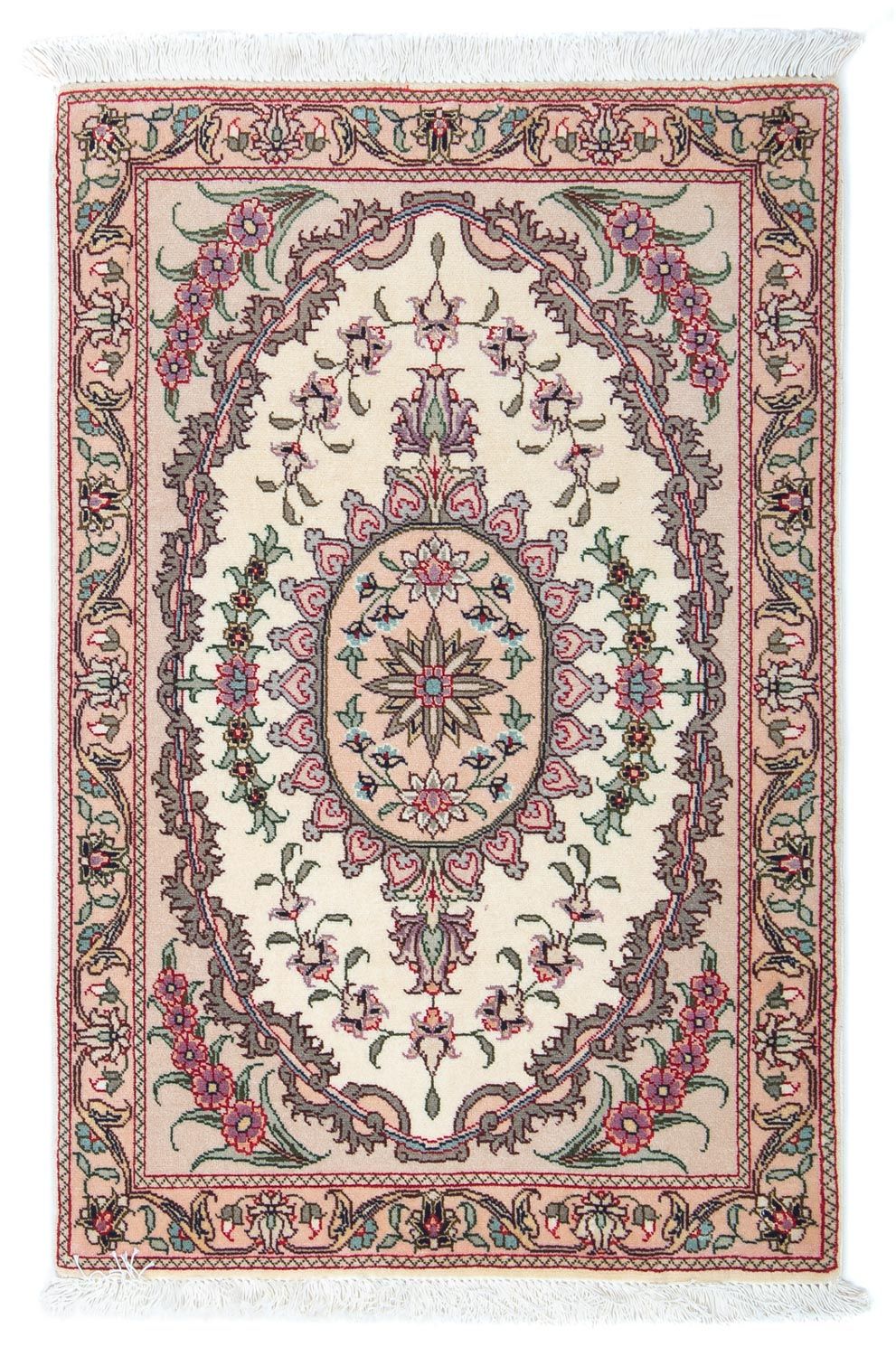 Perser Rug - Tabriz - Royal - 90 x 60 cm - beige