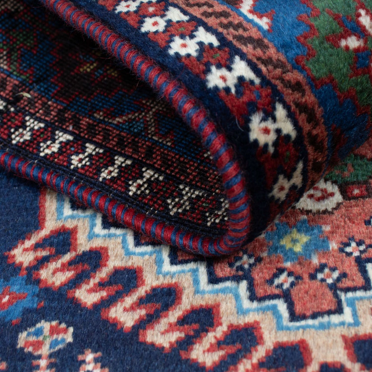 Perser Rug - Nomadic - 134 x 98 cm - blue