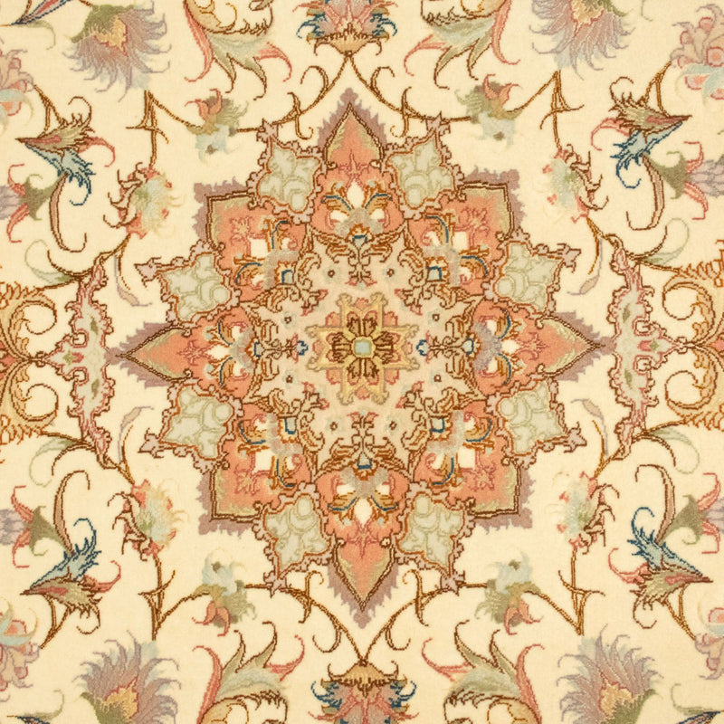 Tabriz - 50 Raj Rug 104x150cm - Persian Rugs