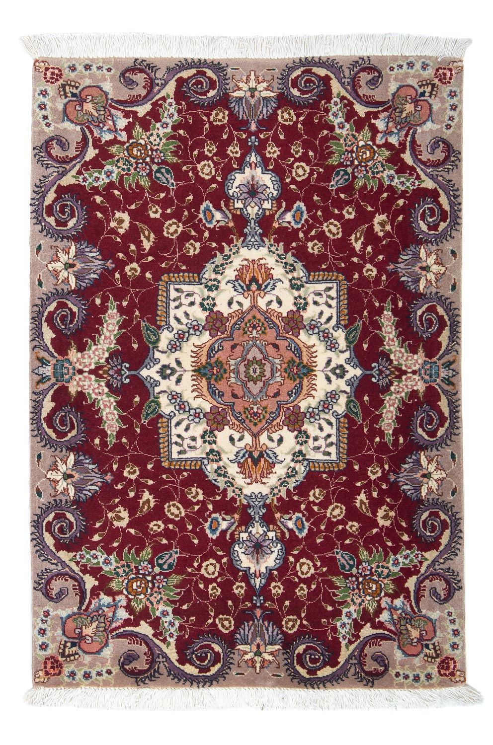 Perser Rug - Tabriz - Royal - 93 x 63 cm - red