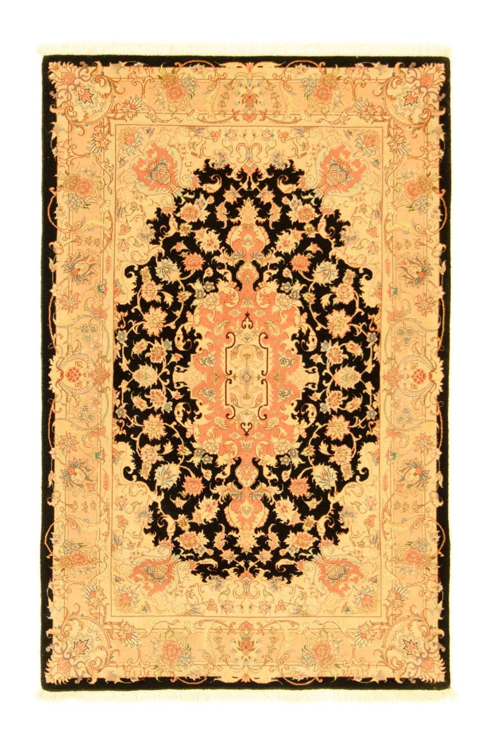 Perser Rug - Tabriz - Royal - 157 x 101 cm - black