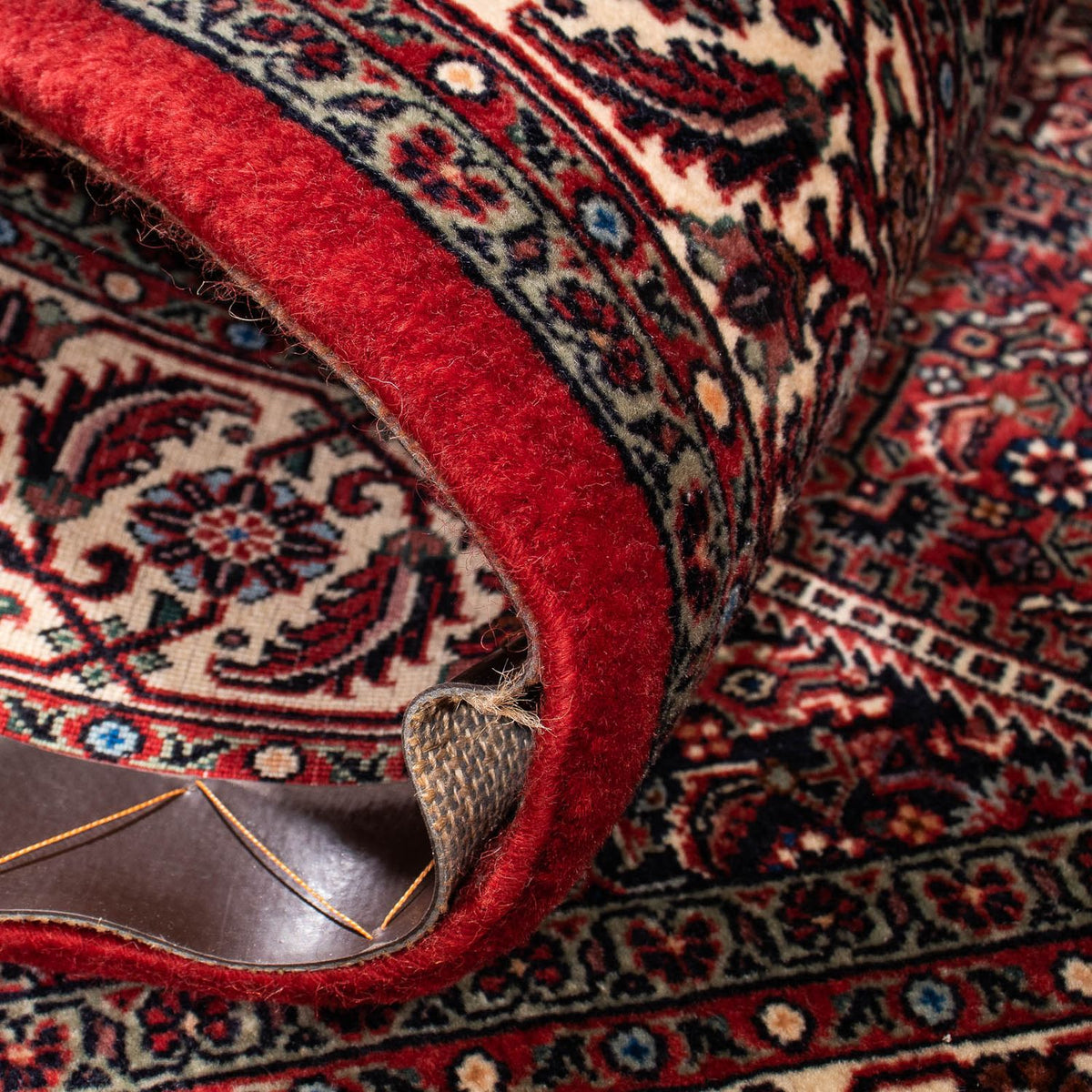 Perser Rug - Bidjar square  - 152 x 148 cm - dark red