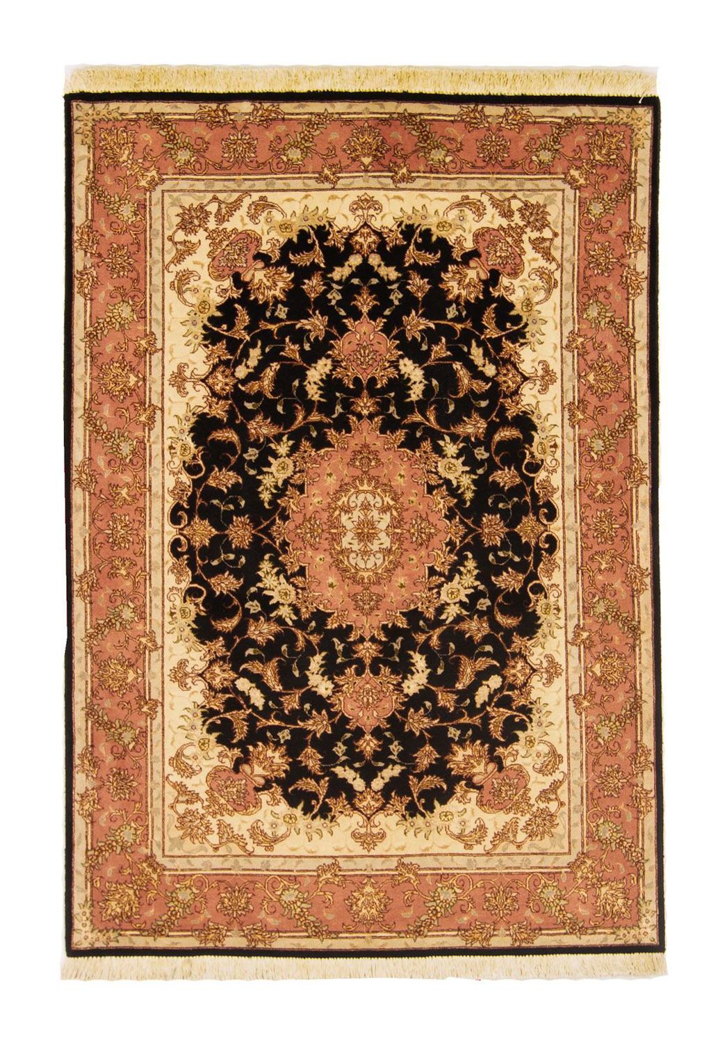Tabriz - 50 Raj Rug 147x102cm - Persian Rugs