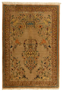 Perser Rug - Tabriz - Royal - 107 x 79 cm - brown