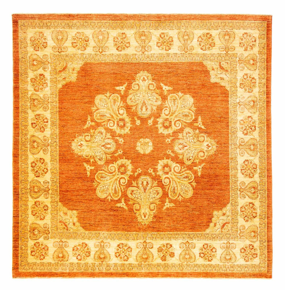 Ziegler Rug square  - 205 x 202 cm - rust