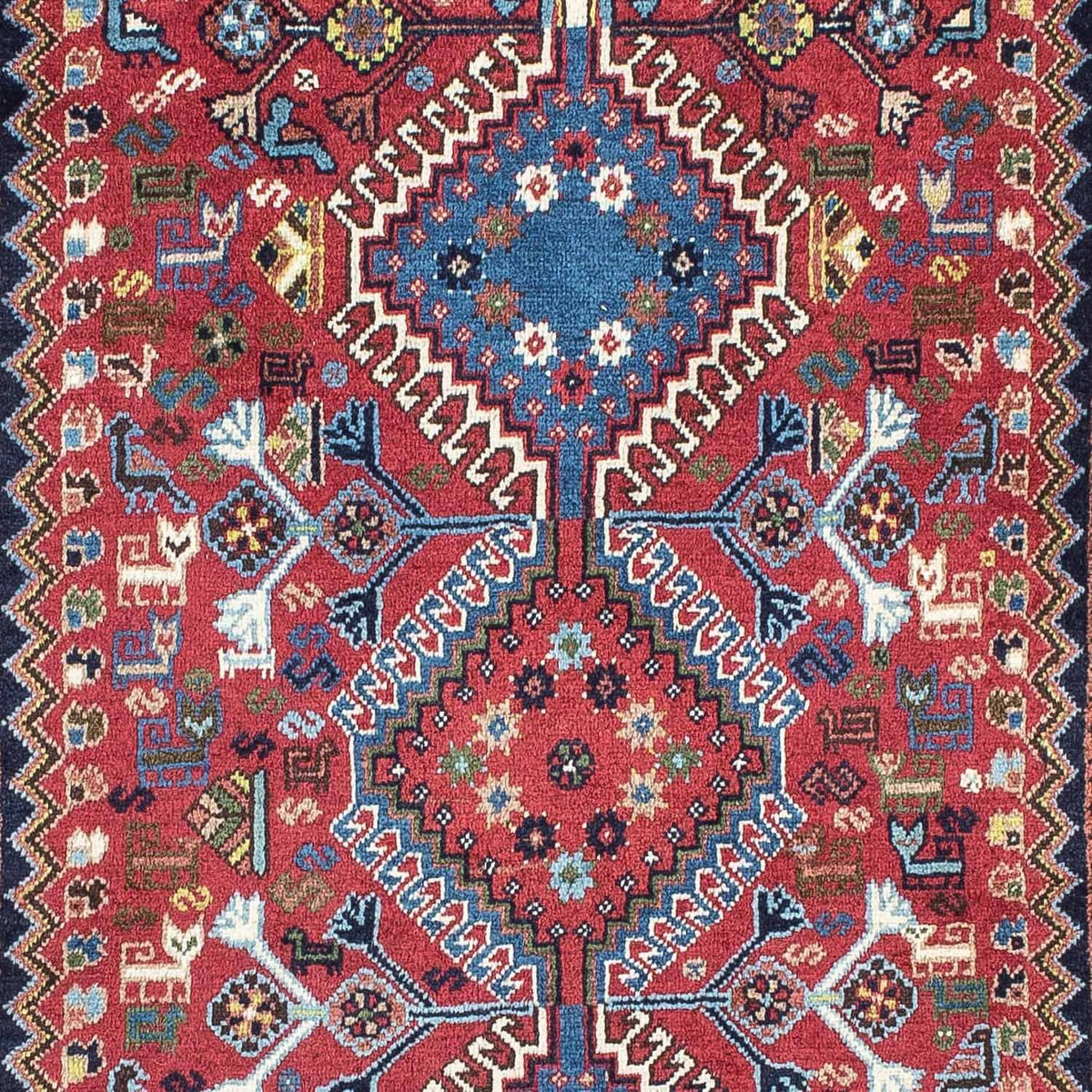 Runner Perser Rug - Nomadic - 197 x 82 cm - red