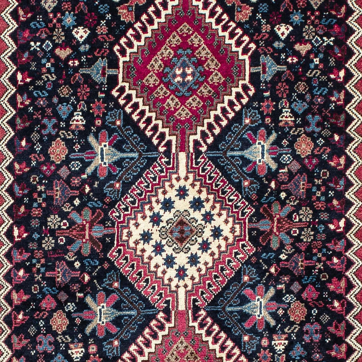 Runner Perser Rug - Nomadic - 203 x 83 cm - dark blue