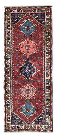 Runner Perser Rug - Nomadic - 197 x 80 cm - dark red