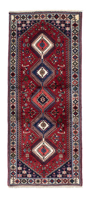 Runner Perser Rug - Nomadic - 194 x 83 cm - dark red