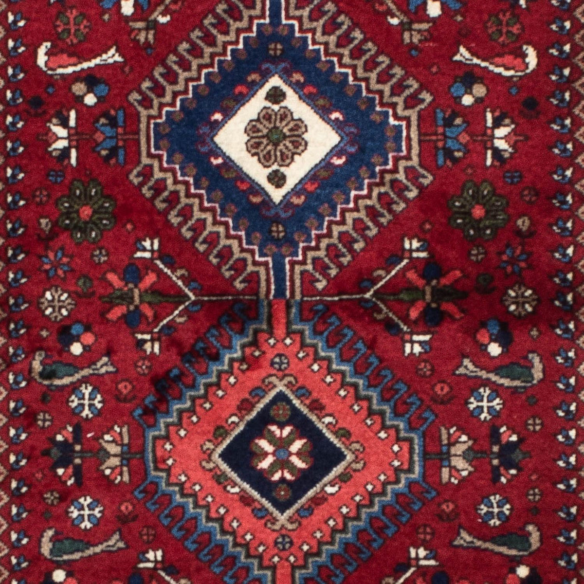 Runner Perser Rug - Nomadic - 194 x 83 cm - dark red
