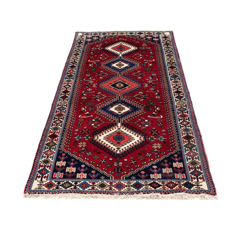 Runner Perser Rug - Nomadic - 194 x 83 cm - dark red