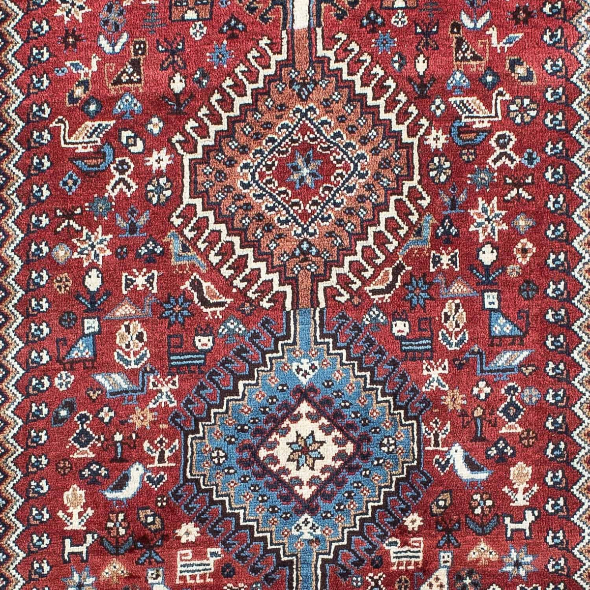 Runner Perser Rug - Nomadic - 194 x 90 cm - red