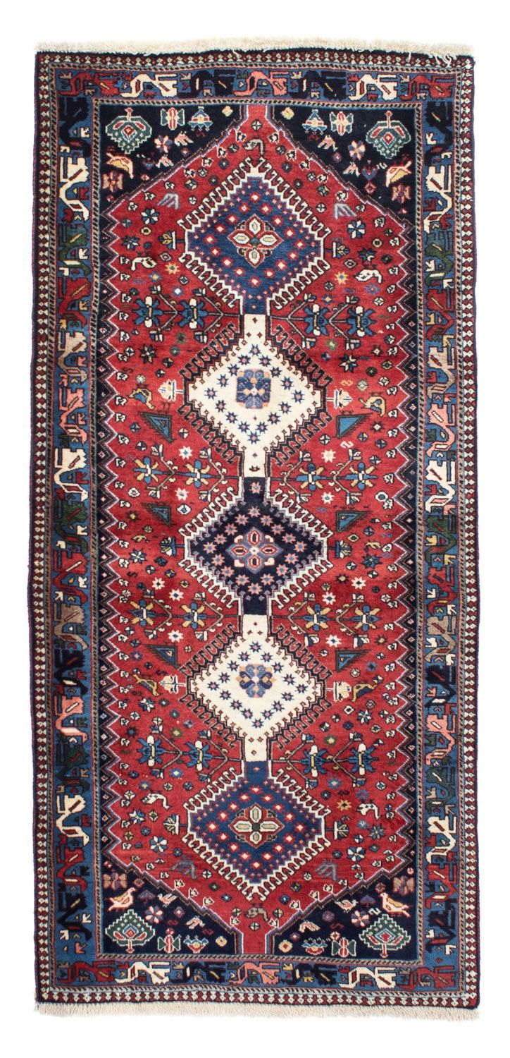 Runner Perser Rug - Nomadic - 196 x 87 cm - dark red
