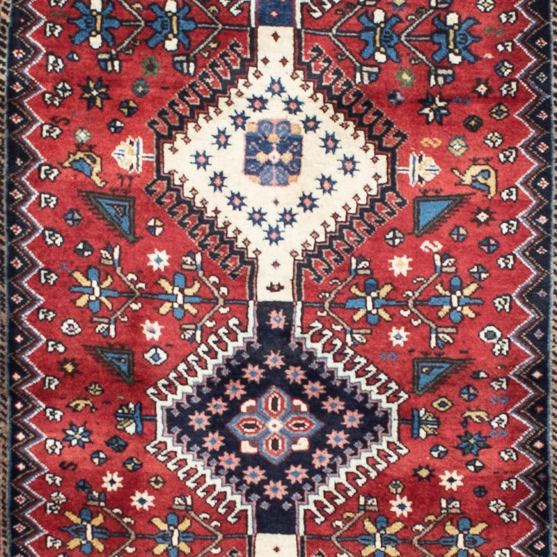 Runner Perser Rug - Nomadic - 196 x 87 cm - dark red