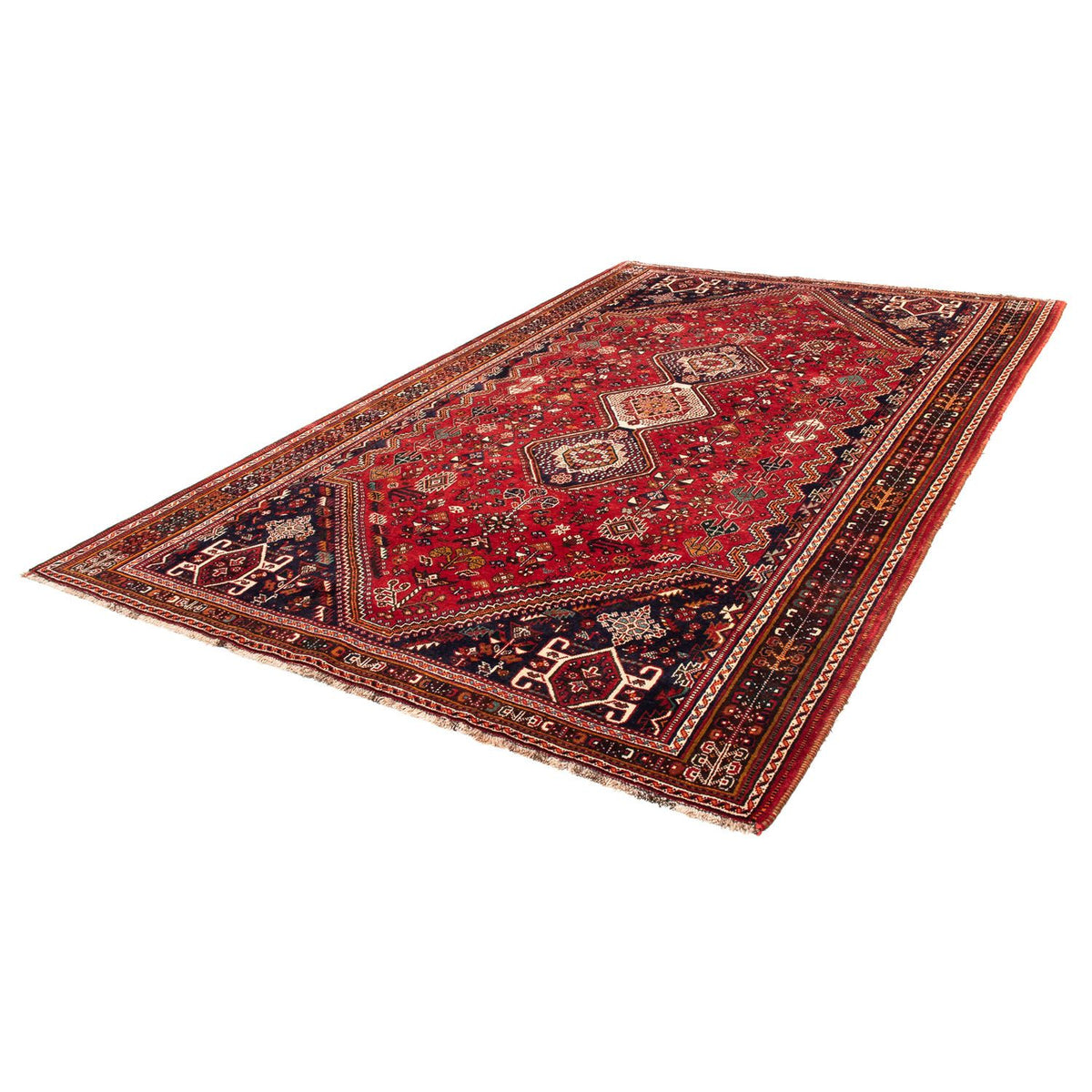 Perser Rug - Nomadic - 298 x 189 cm - dark red