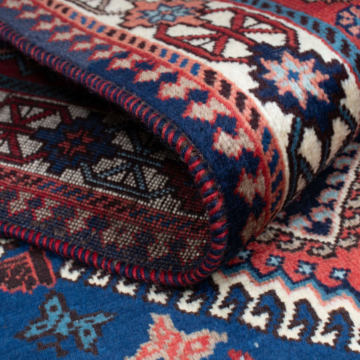 Runner Perser Rug - Nomadic - 195 x 80 cm - dark red