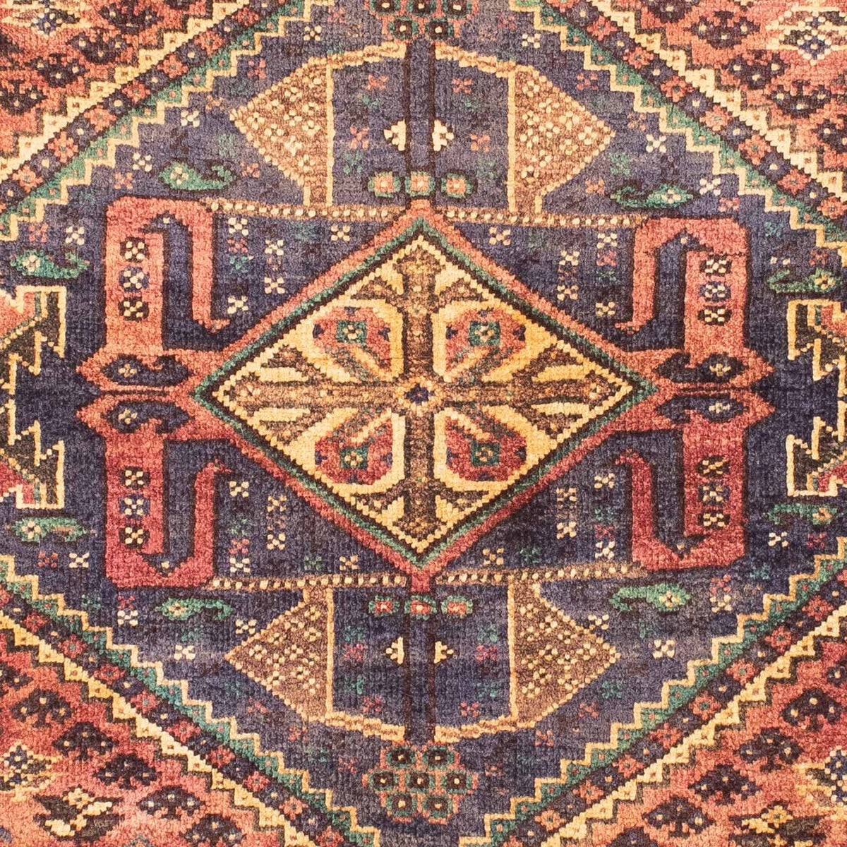 Perser Rug - Nomadic - 155 x 113 cm - light red