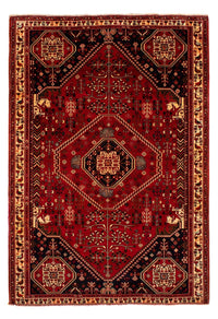 Perser Rug - Nomadic - 291 x 210 cm - dark red